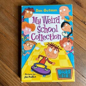 NWT My Weird School Collection paperback book set of 4 books, by Dan Gutman!
